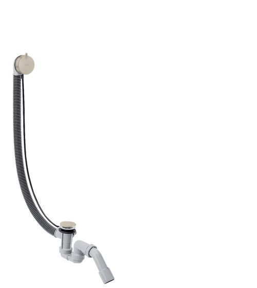 Hansgrohe-HG-Komplettset-Ablauf-und-Ueberlaufgarnitur-fuer-Sonderwannen-Brushed-Nickel-58318820 gallery number 1